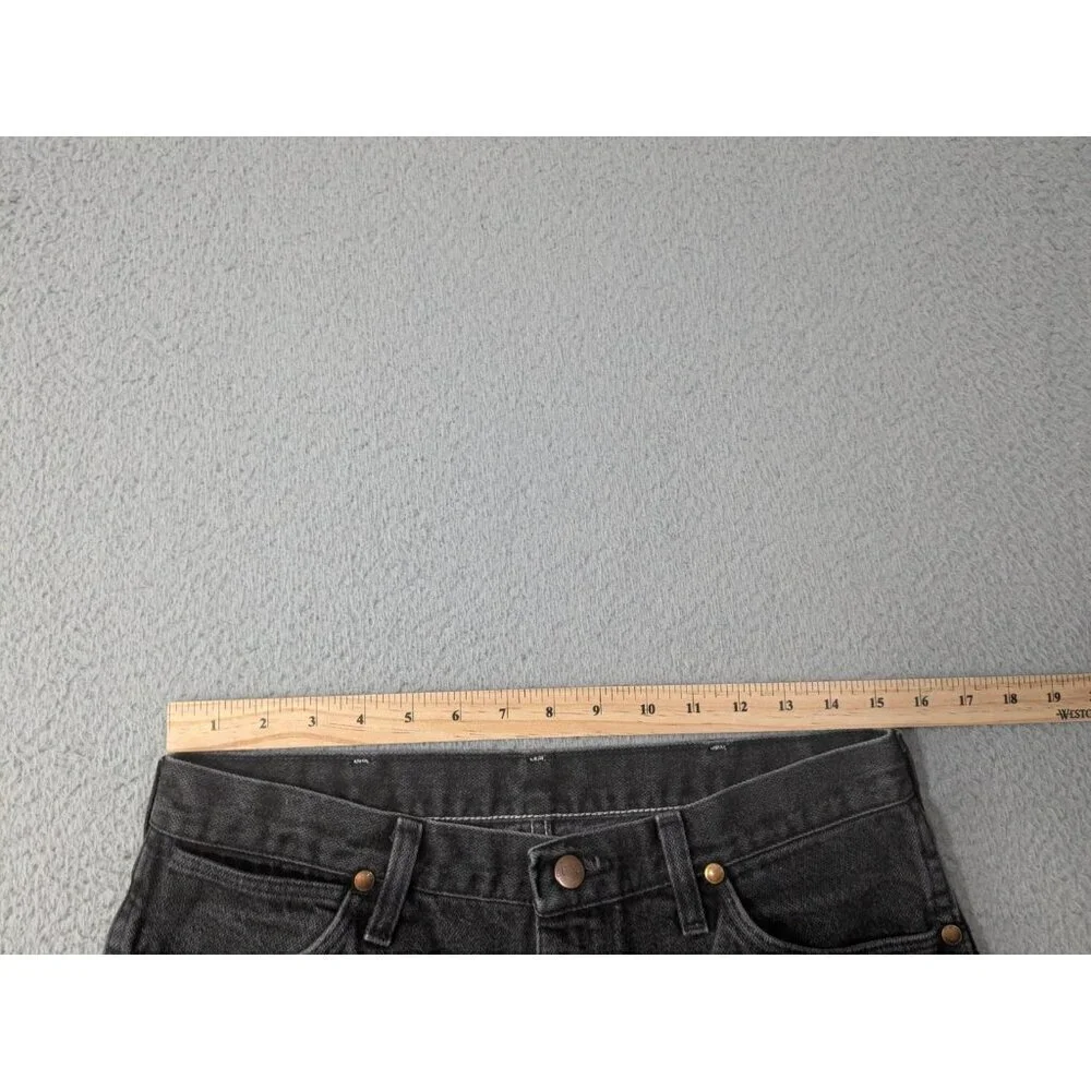 Vintage Wrangler 13MWZ Jeans 33x32 (Fits 30.5x30) Grayish Black USA Cowboy